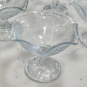 Beautiful Vintage SL@H Clear Serving Cups/Bowls (7)